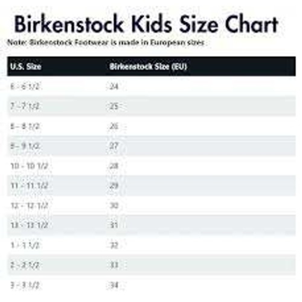 BIRKENSTOCK Kids Arizona Double Strap Sandals White EU 32 US Size 1 Youth - Picture 9 of 9